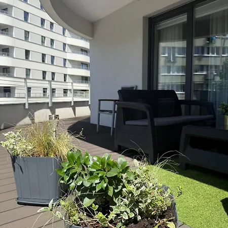 Sun Towers Exspanse 3 Z Parkingiem I Tarasem Apartament *