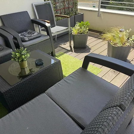 Sun Towers Exspanse 3 Z Parkingiem I Tarasem Apartament *